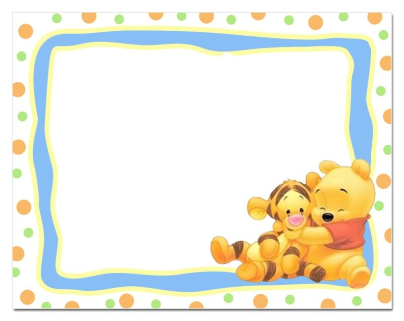 pooh invitation template