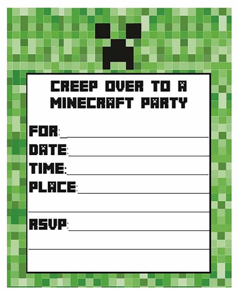 party-at-ease-with-minecraft-invitations-free-invitation-templates