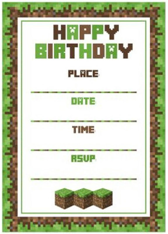 party-at-ease-with-minecraft-invitations-free-invitation-templates