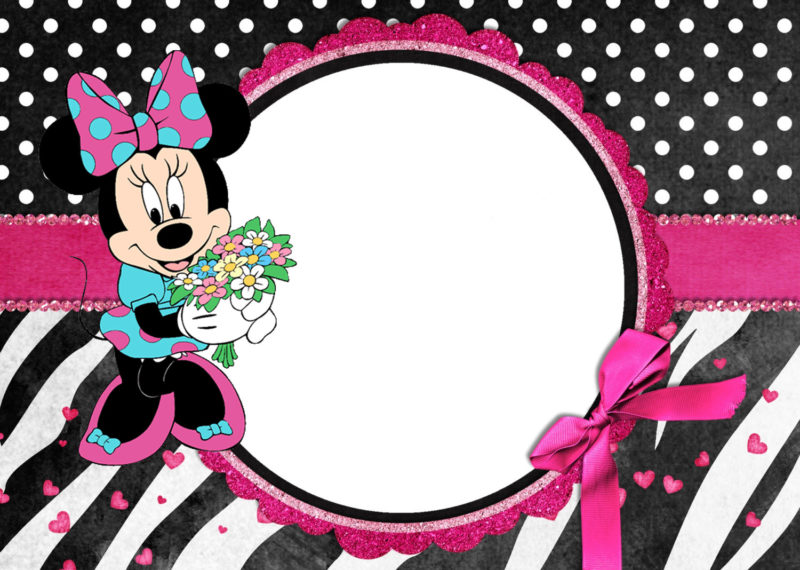 The largest collection of FREE Minnie Mouse Invitation ...