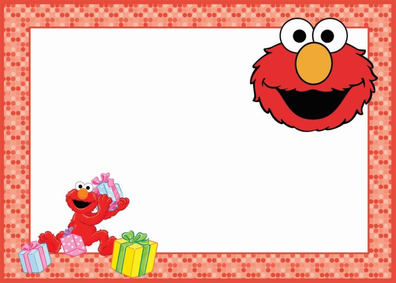 Elmo Birthday Card Printable