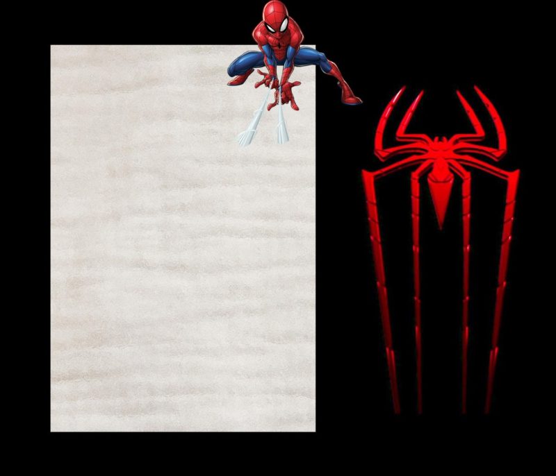 Spider man Invitations Cast A Of Excitement Free Invitation