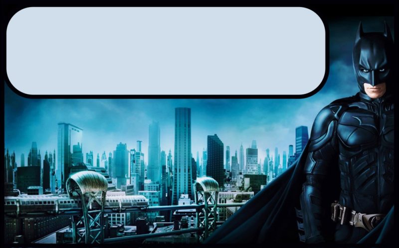 Batman Invitation Card Design