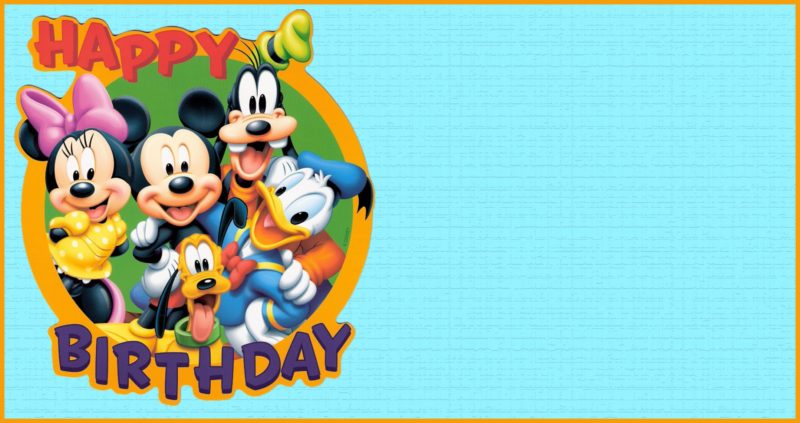 Mickey Mouse Birthday Card Template from www.customized-invitations.com